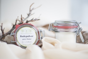 Badepulver Pure Natur - Glas 80g